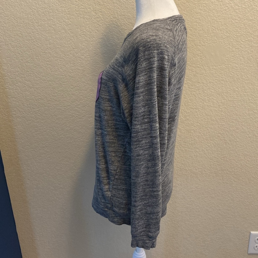 Disney Stitch Gray Sweatshirt. From Lilo & Stitch. Size S. Lightweight. - Picture 7 of 15